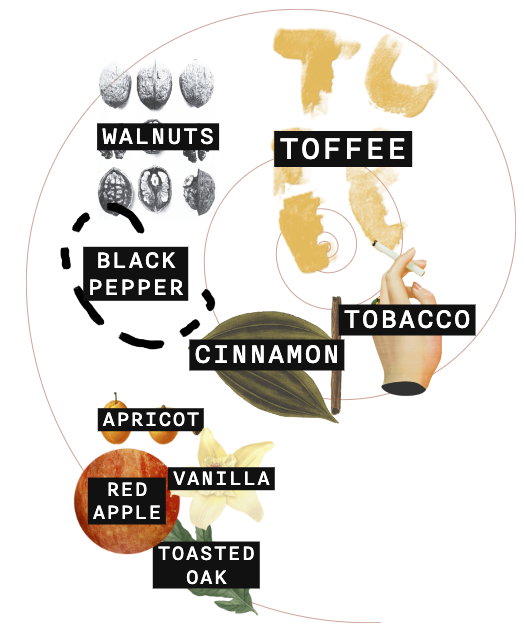 Basil Hayden's 10 Year Old Rye Whiskey bottle reference image