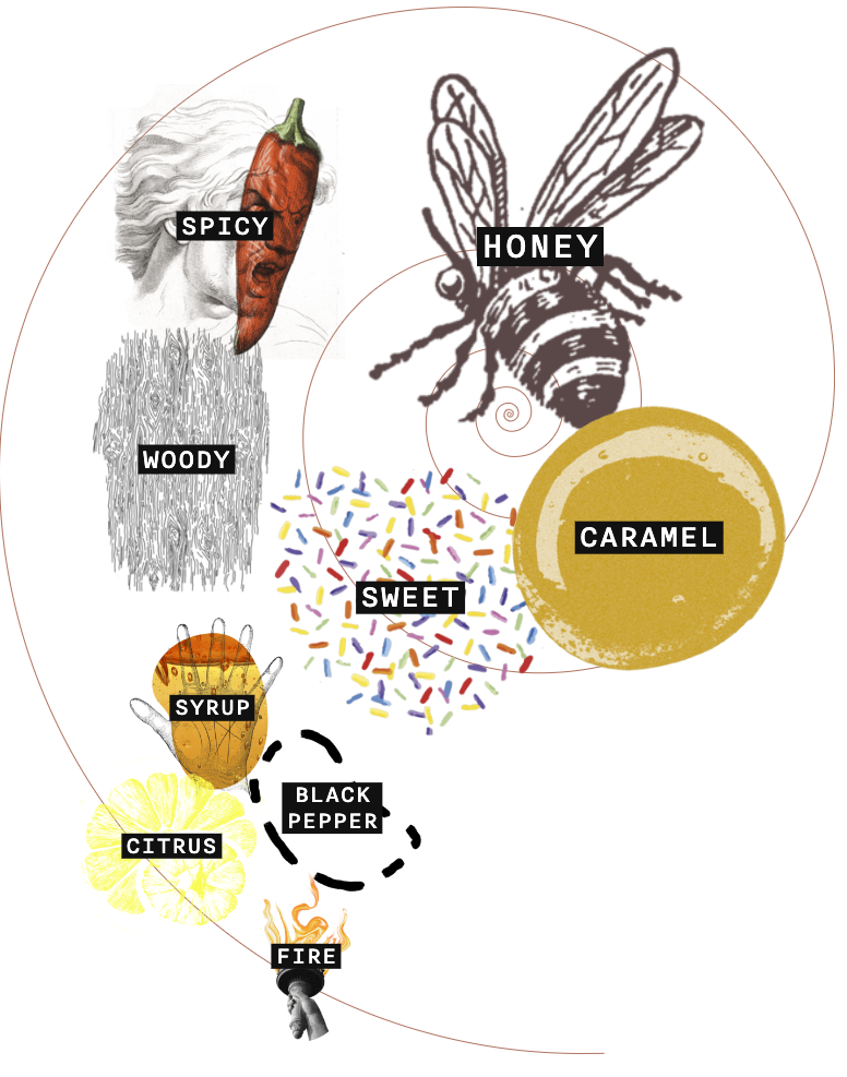 Basil Hyaden’s - Two by Two Rye Whiskey, LTD. Release bottle reference image