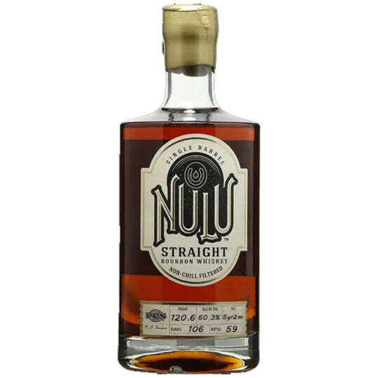 Nulu - Straight Bourbon Whiskey - Arkansas Exclusive bottle reference image