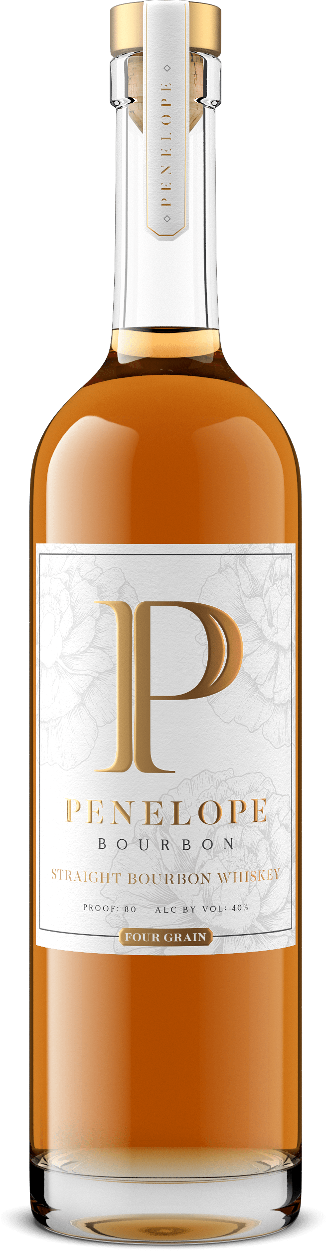 Penelope Four Grain Bourbon bottle reference image